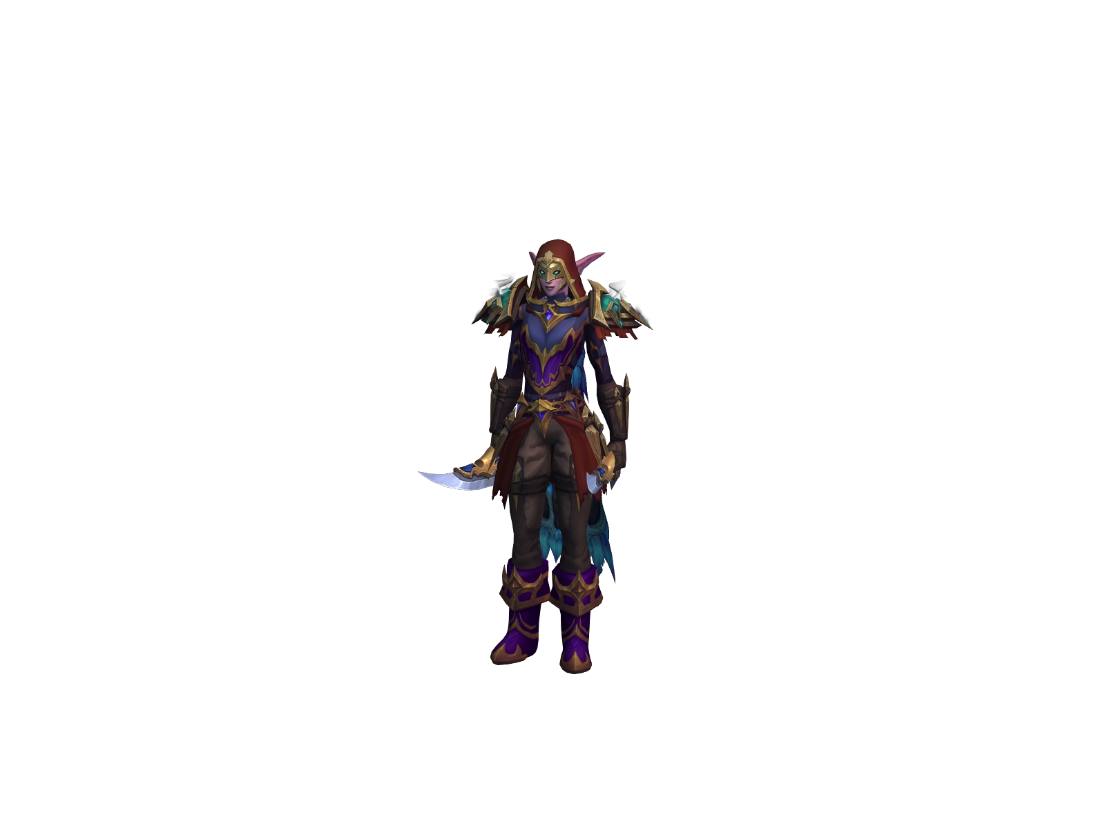 Helleaf 3D character render