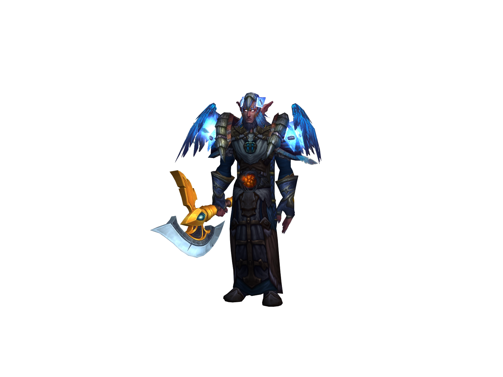 Burnkai 3D character render