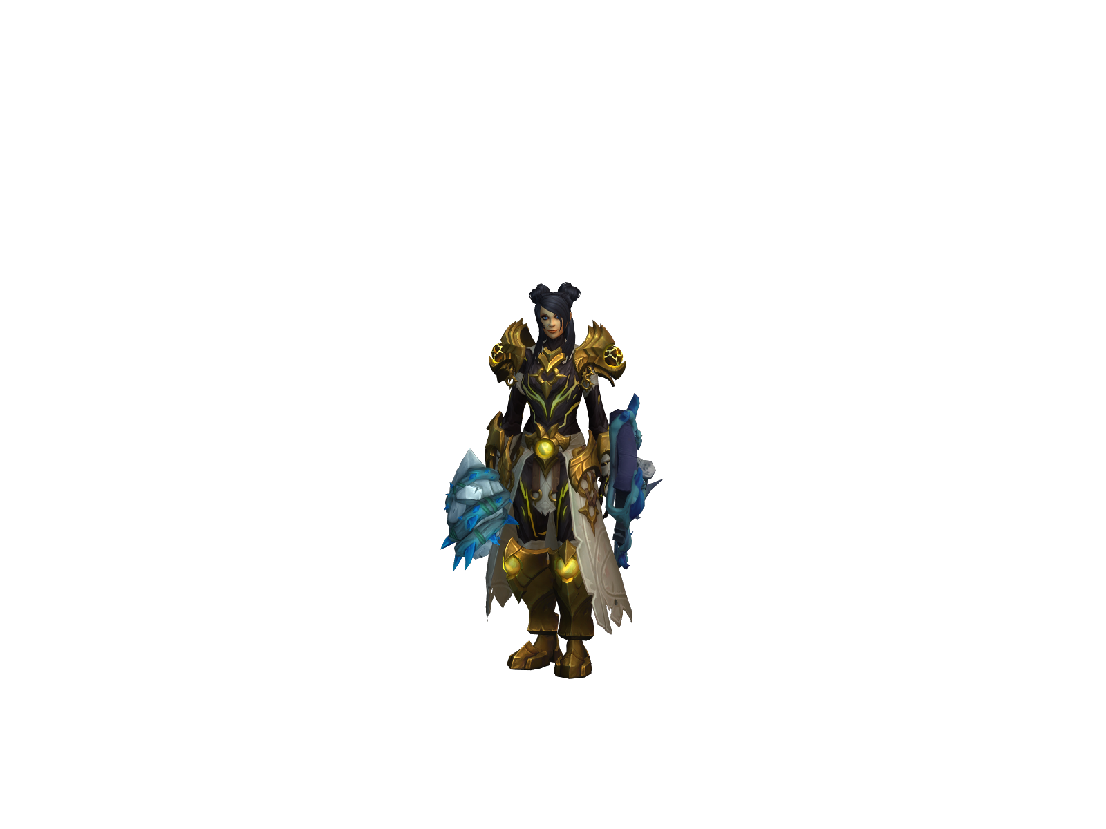 Paladinha 3D character render