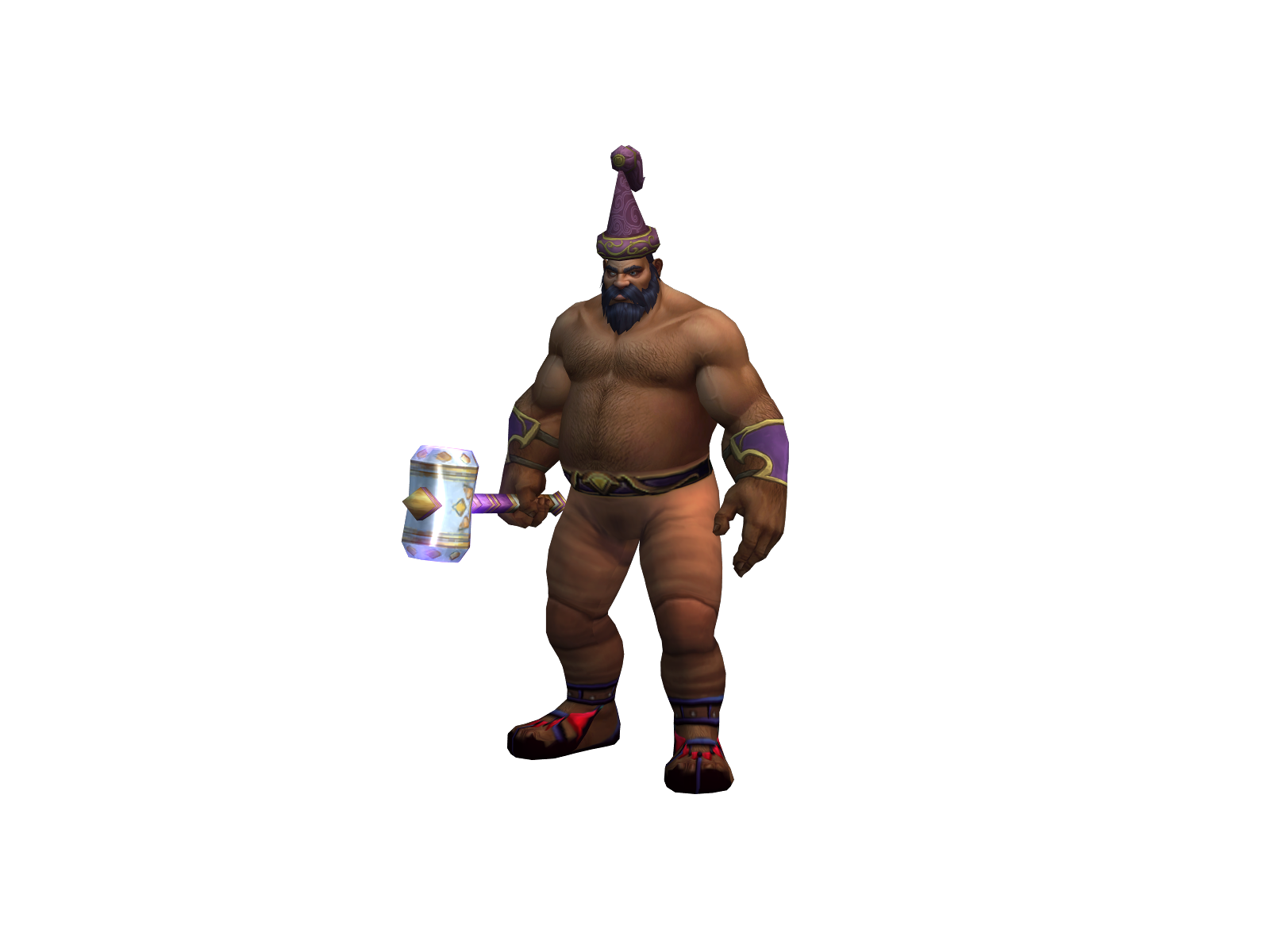 Mallecks 3D character render