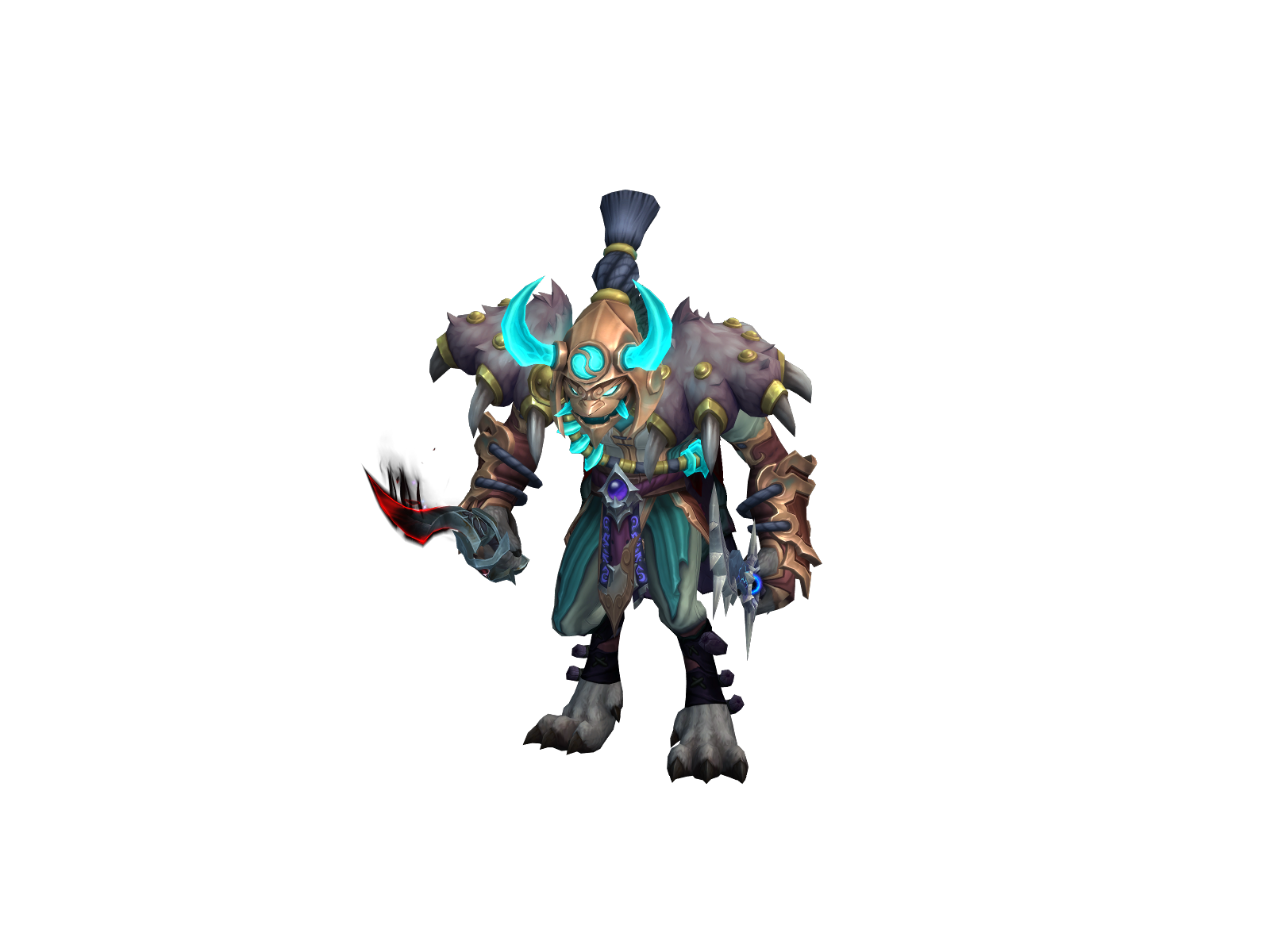 Flond 3D character render