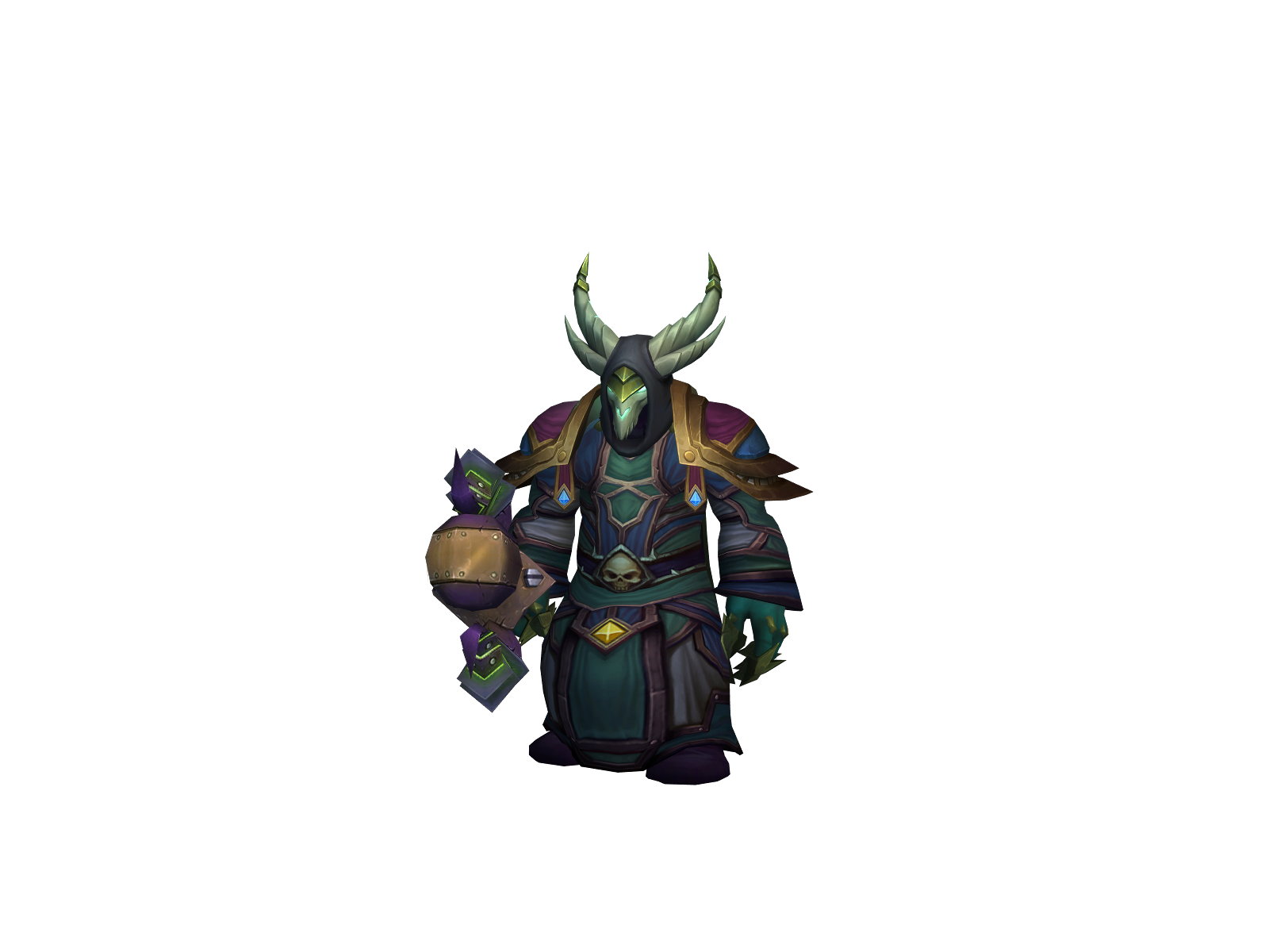 Darkmode WoW character banner