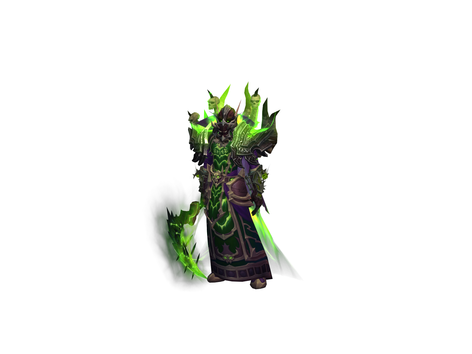 Warlockito 3D character render