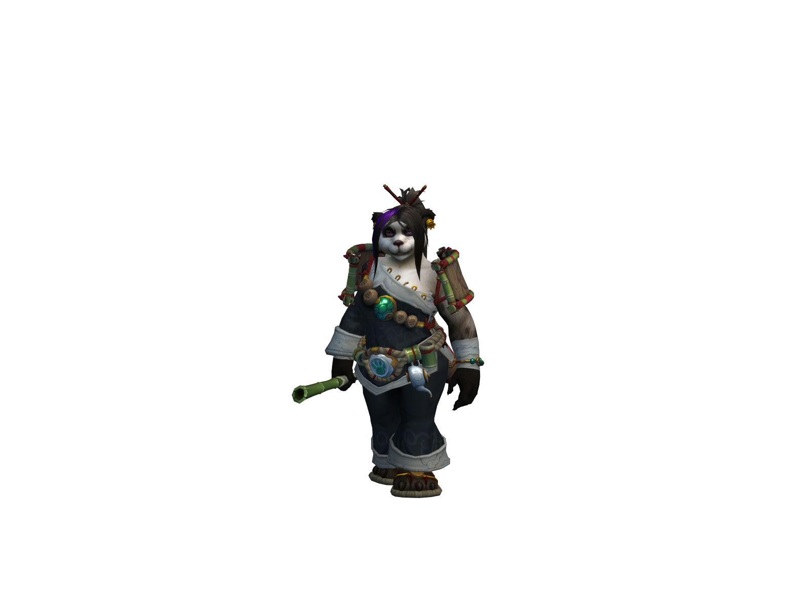 Pufh 3D character render