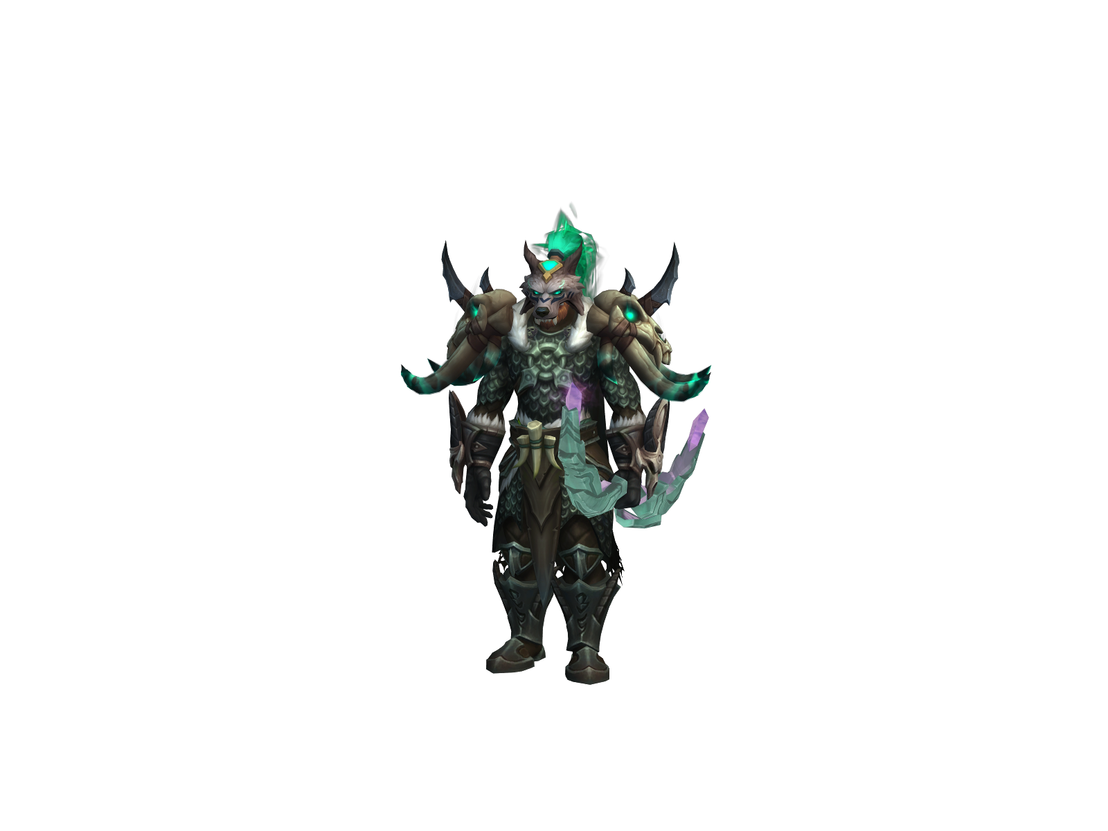 Arrofury 3D character render