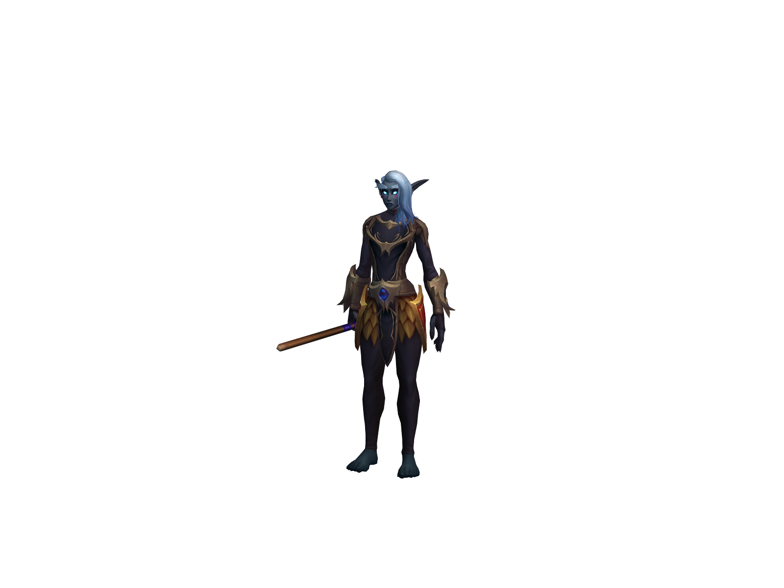 Lliora 3D character render