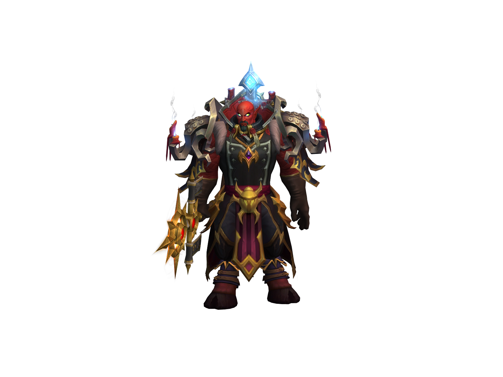 Priestthorus 3D character render