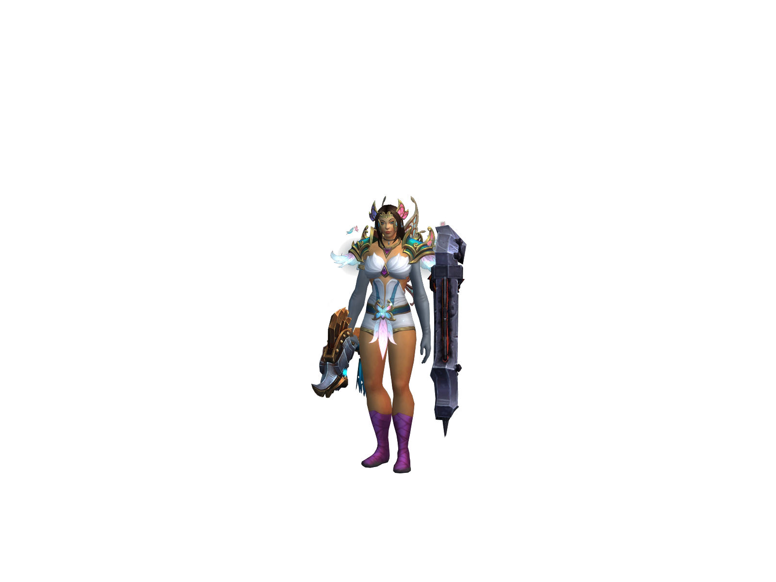 Rayhaana 3D character render