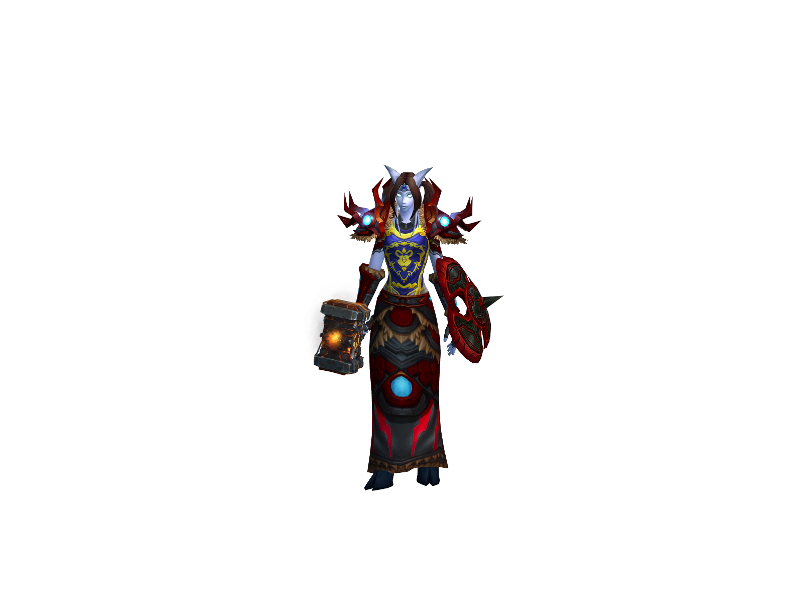 Érdna 3D character render