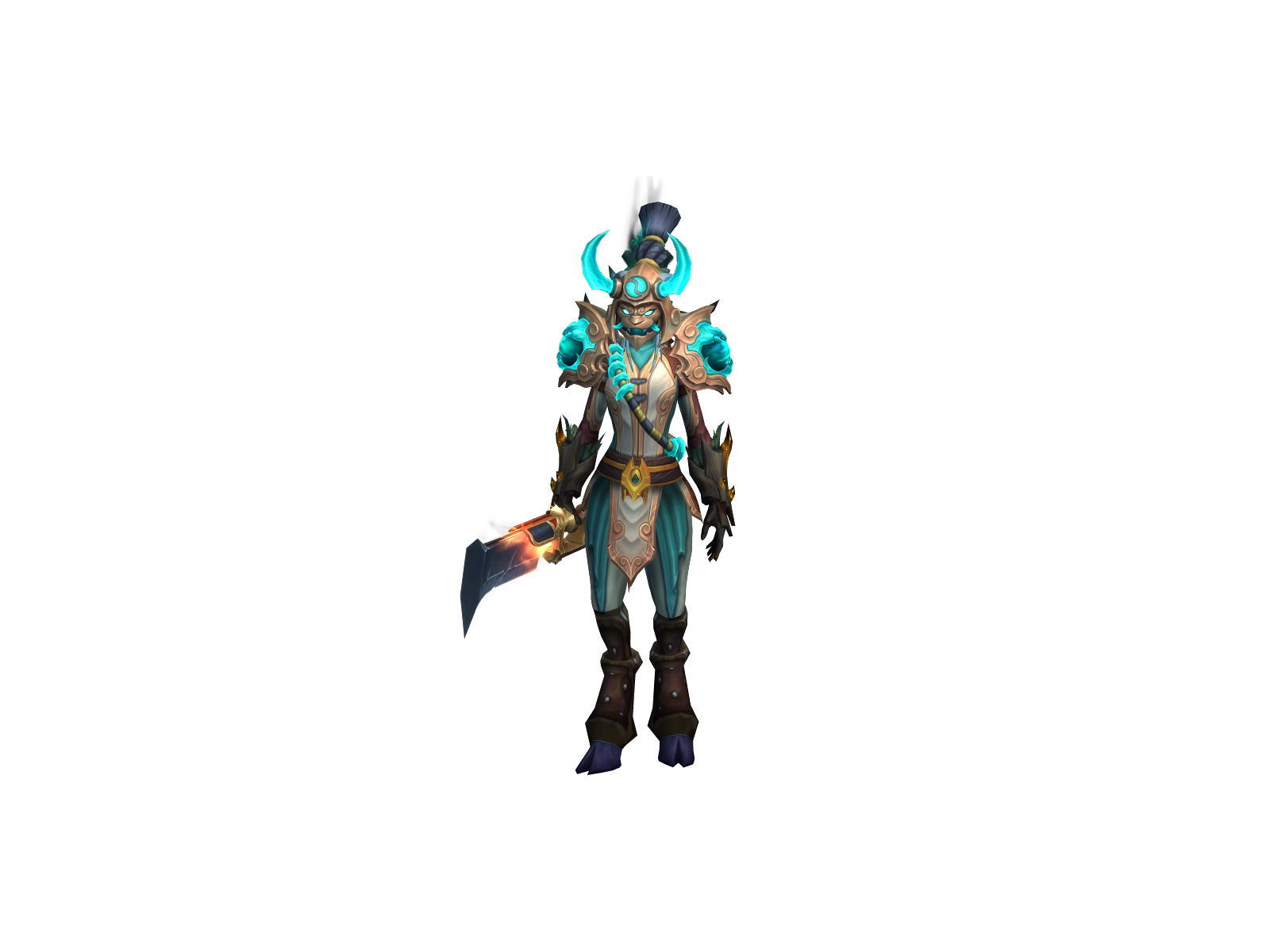 Derpgoat 3D character render