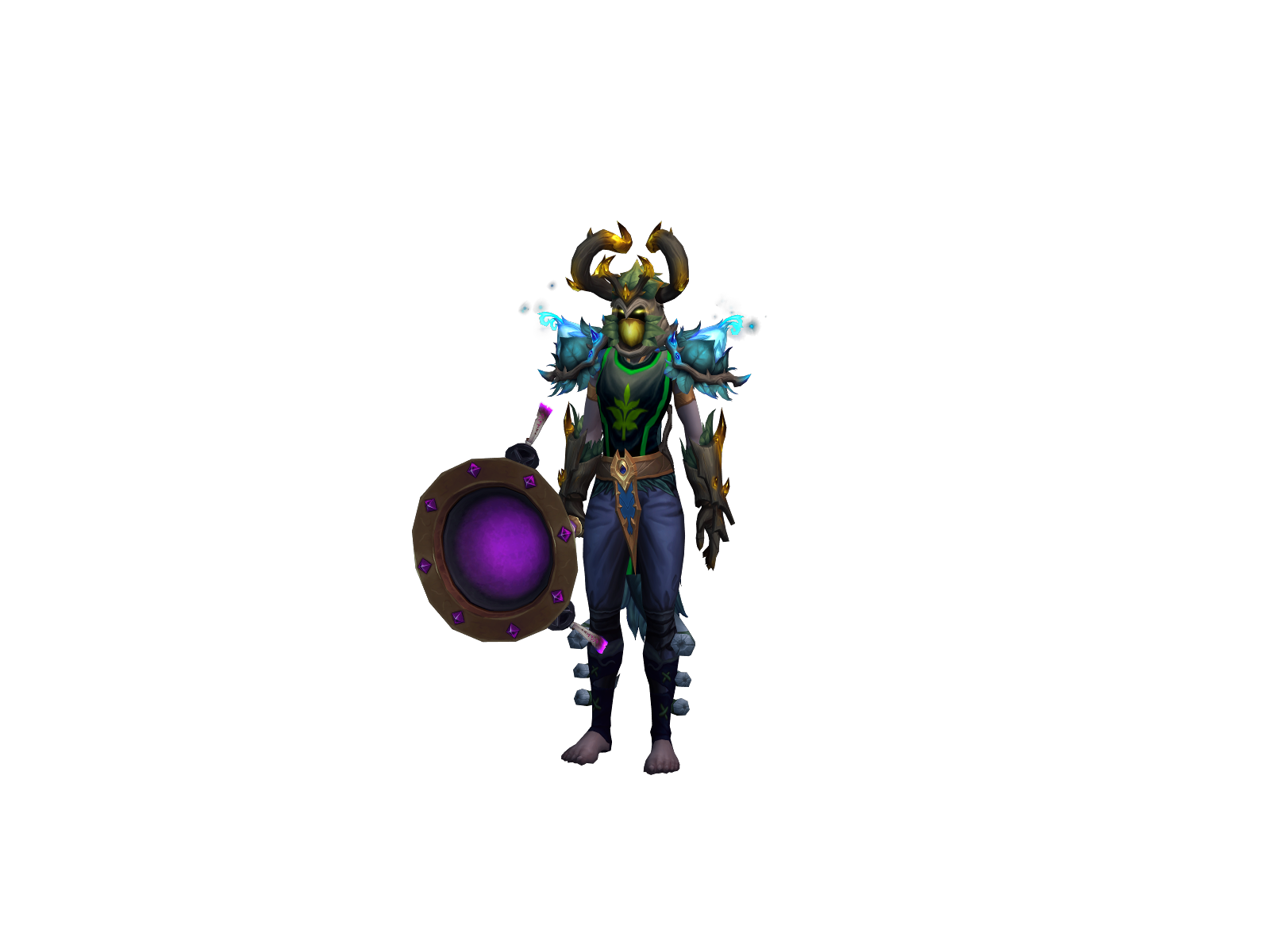 Awfulmoron 3D character render