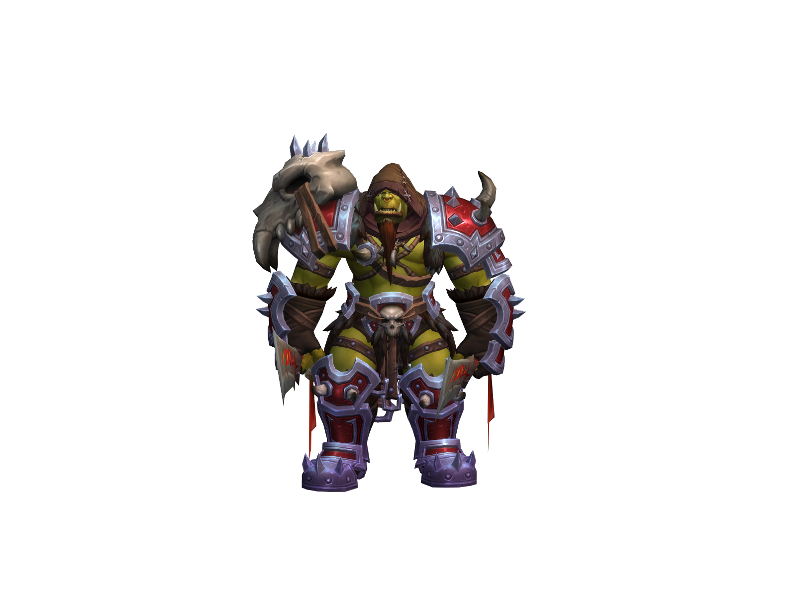 Kuzah 3D character render
