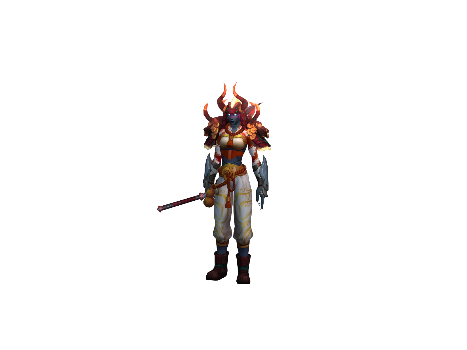 Quishabrown 3D character render