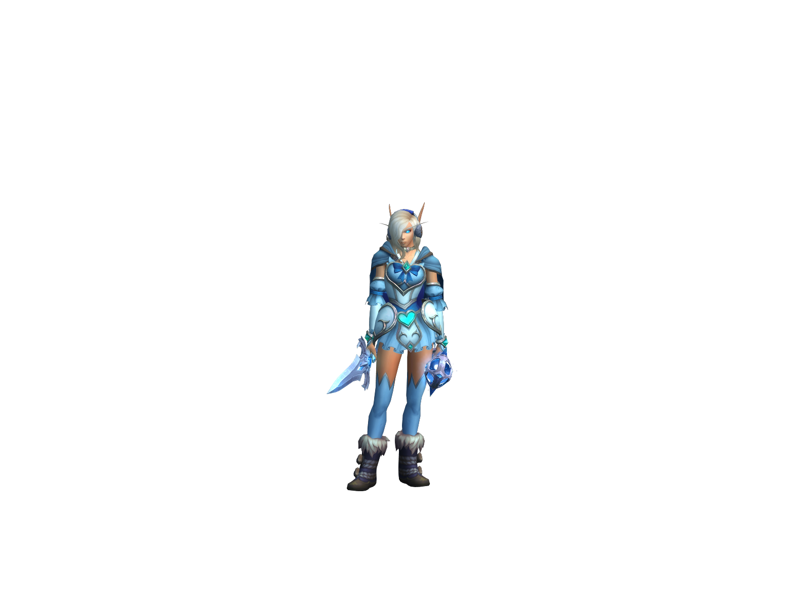 Talí 3D character render