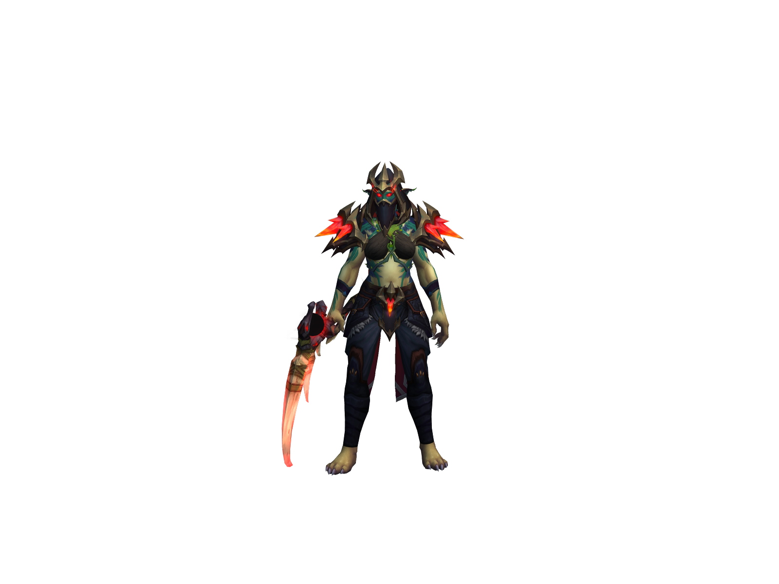 Tijeras 3D character render