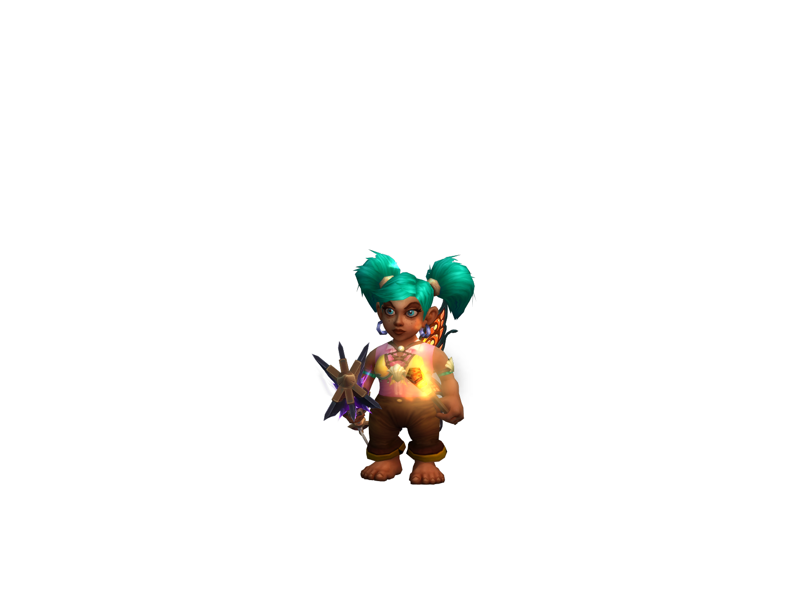 Shortshawty 3D character render