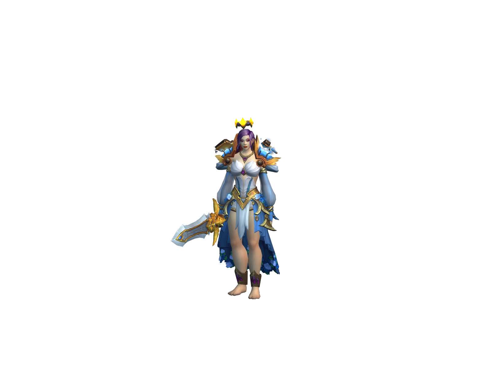 Apsarâ 3D character render