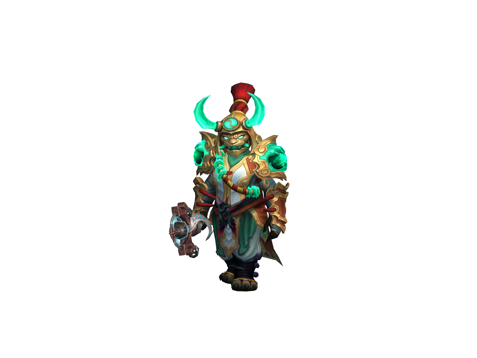 Shammonks 3D character render