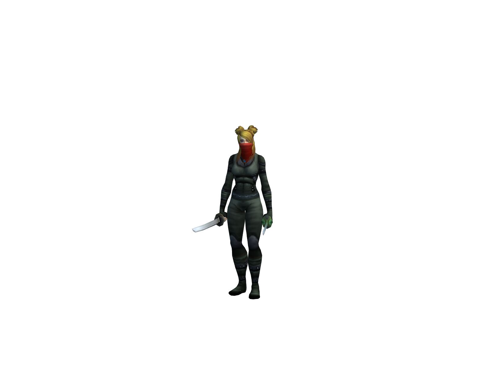 Ricefields 3D character render