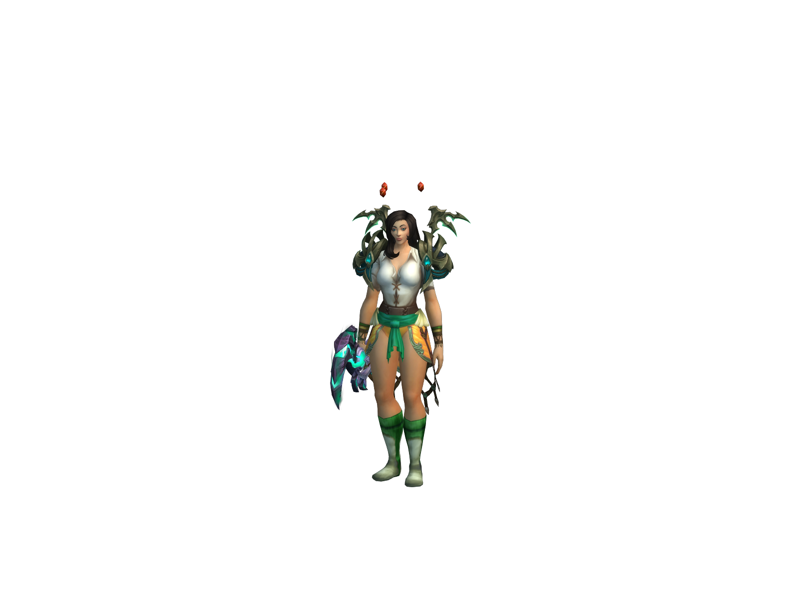 Yogamatt 3D character render