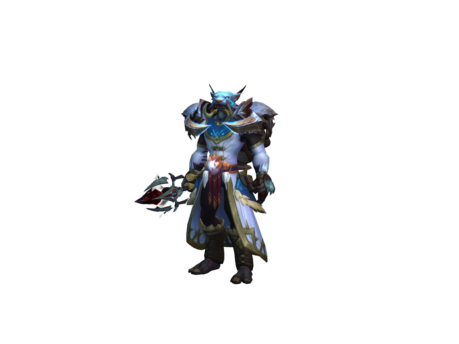 Brickedupmo 3D character render