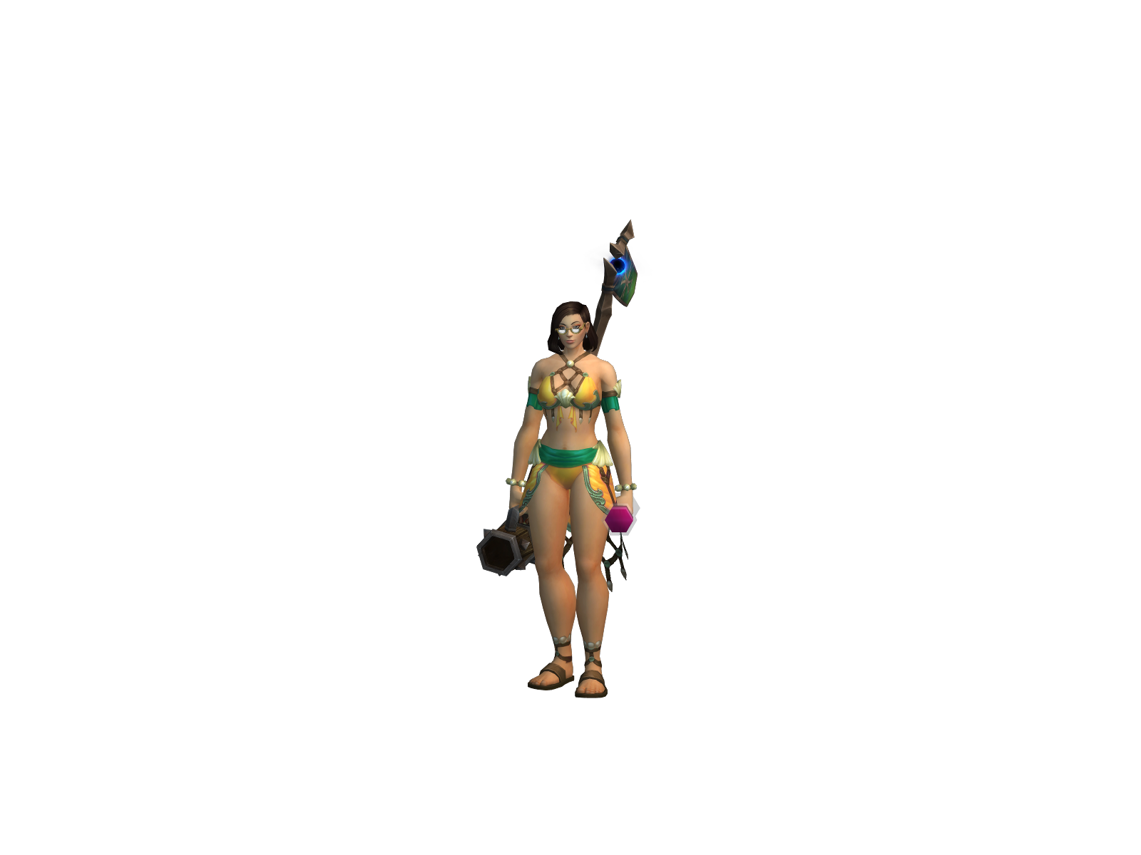 Dirtyangel 3D character render