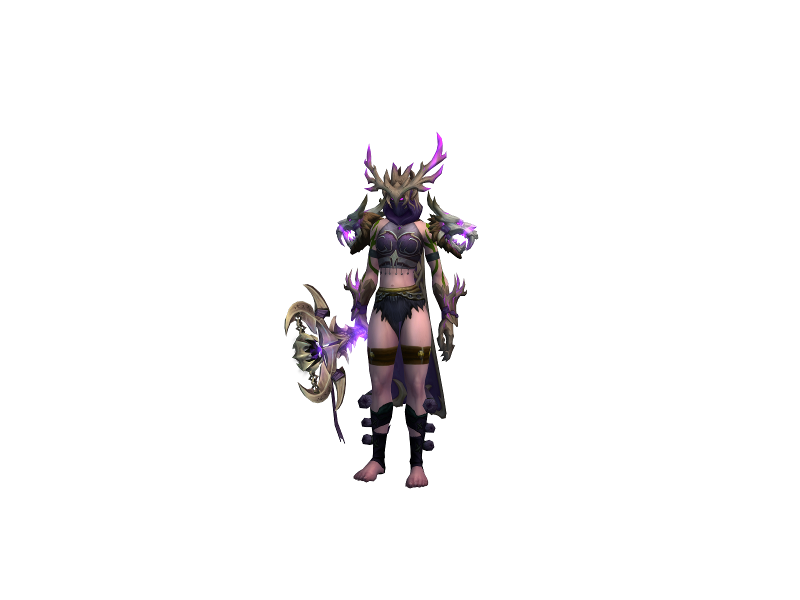 Fleesmurder 3D character render