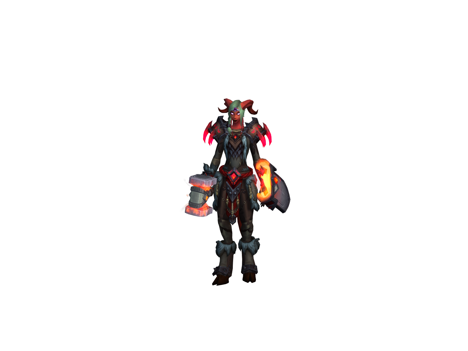 Rainå 3D character render