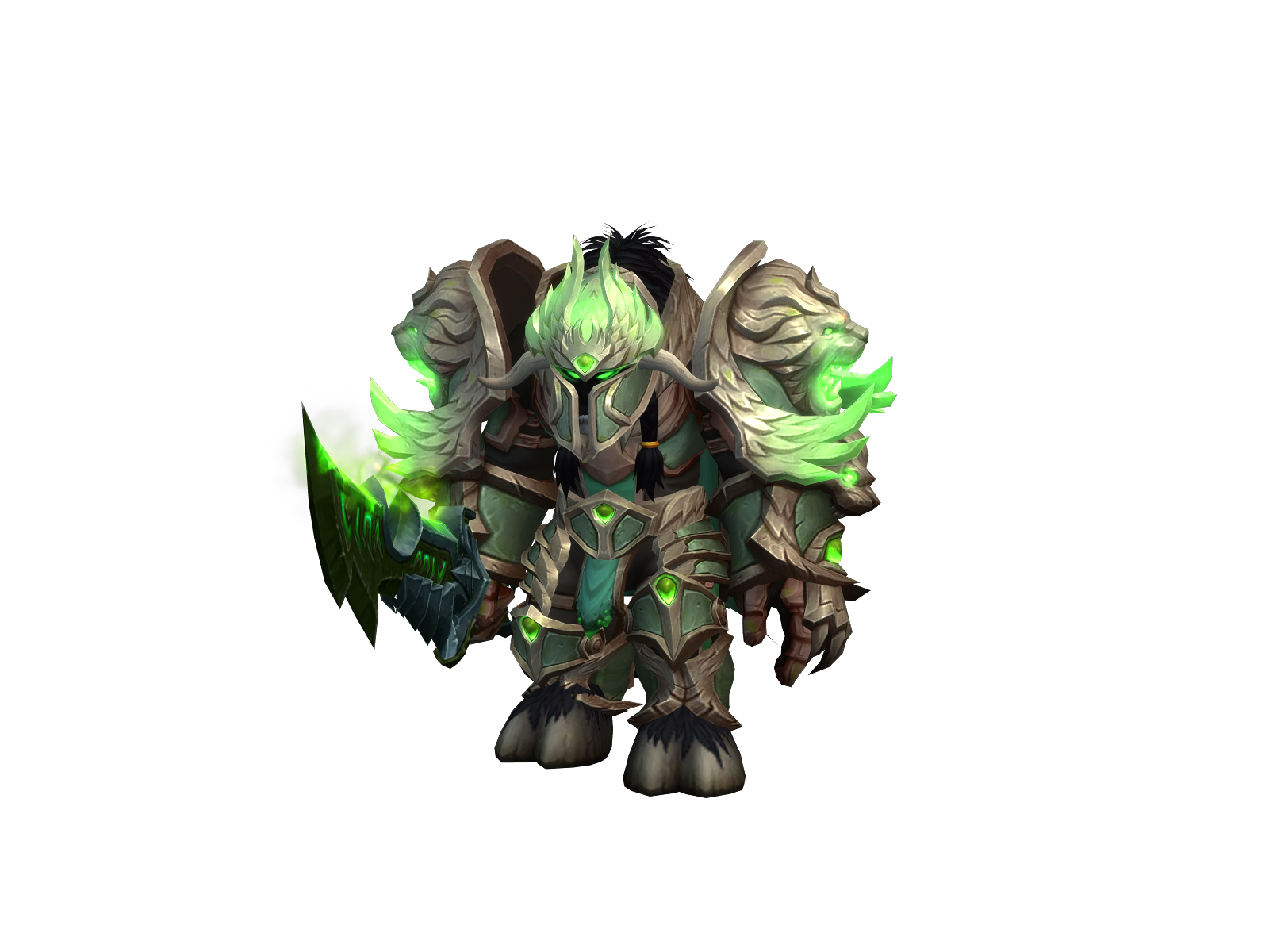 Bruzur 3D character render