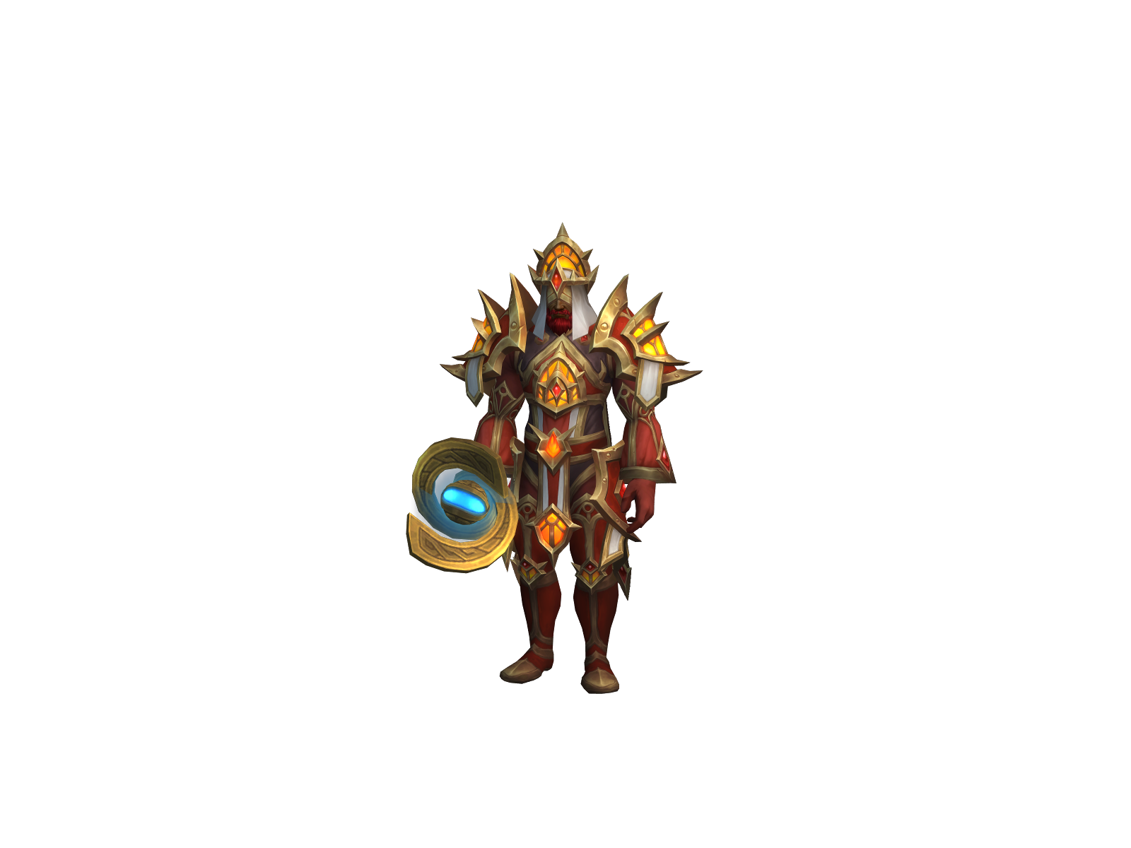 Redngold 3D character render