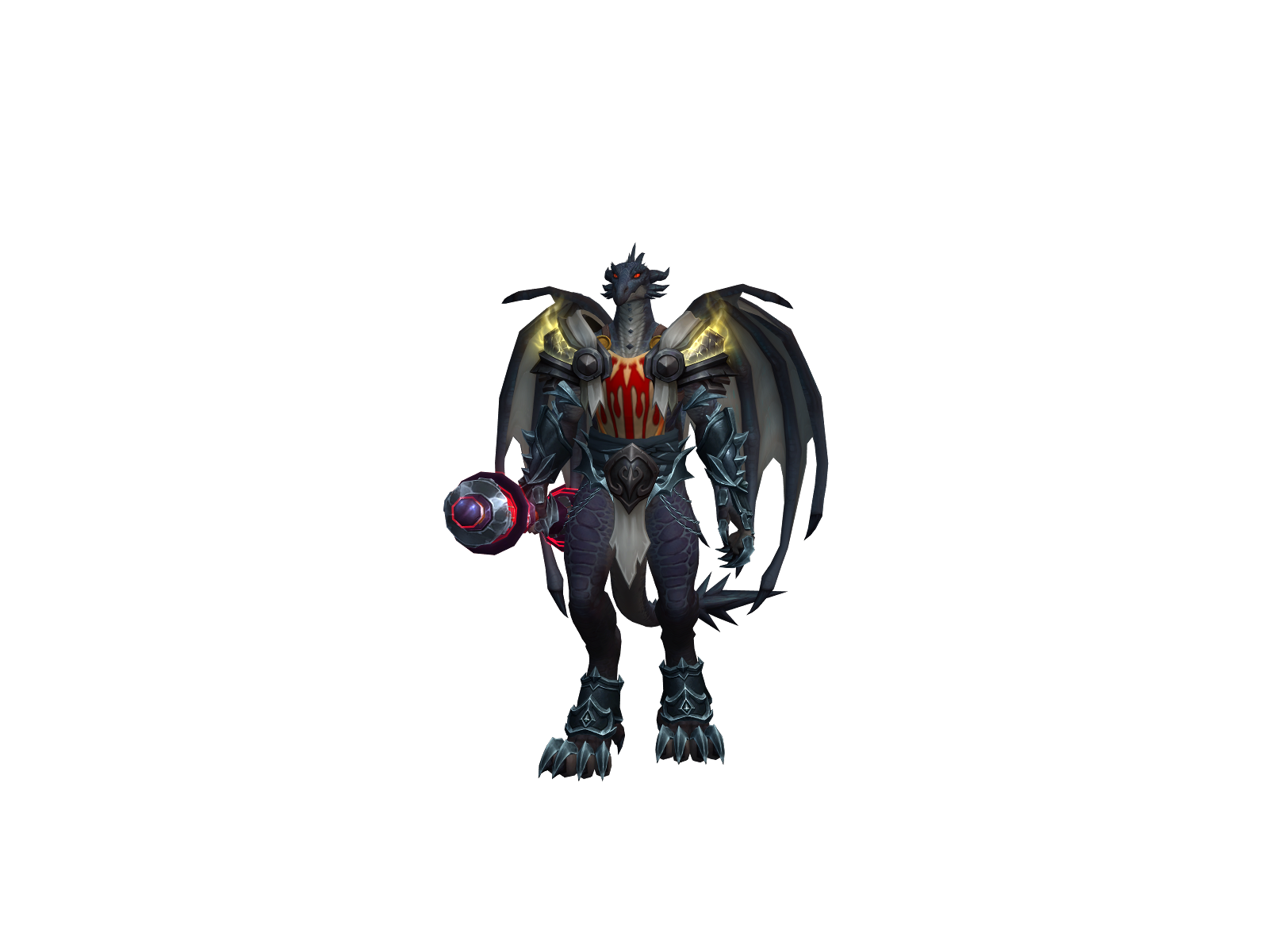 Dracthitis 3D character render