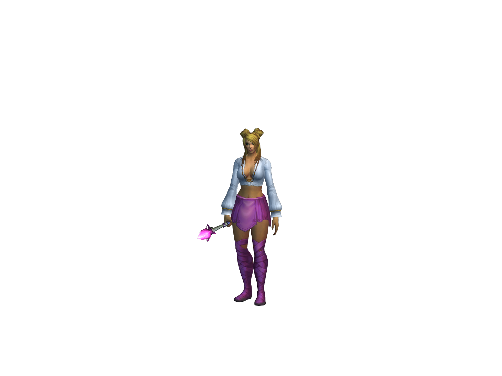 Karatehotty 3D character render