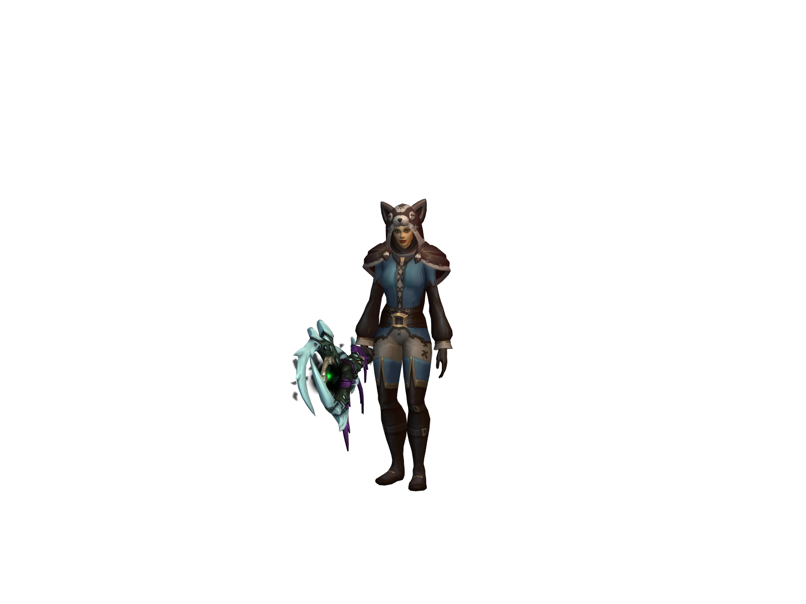 Lewdbucket 3D character render