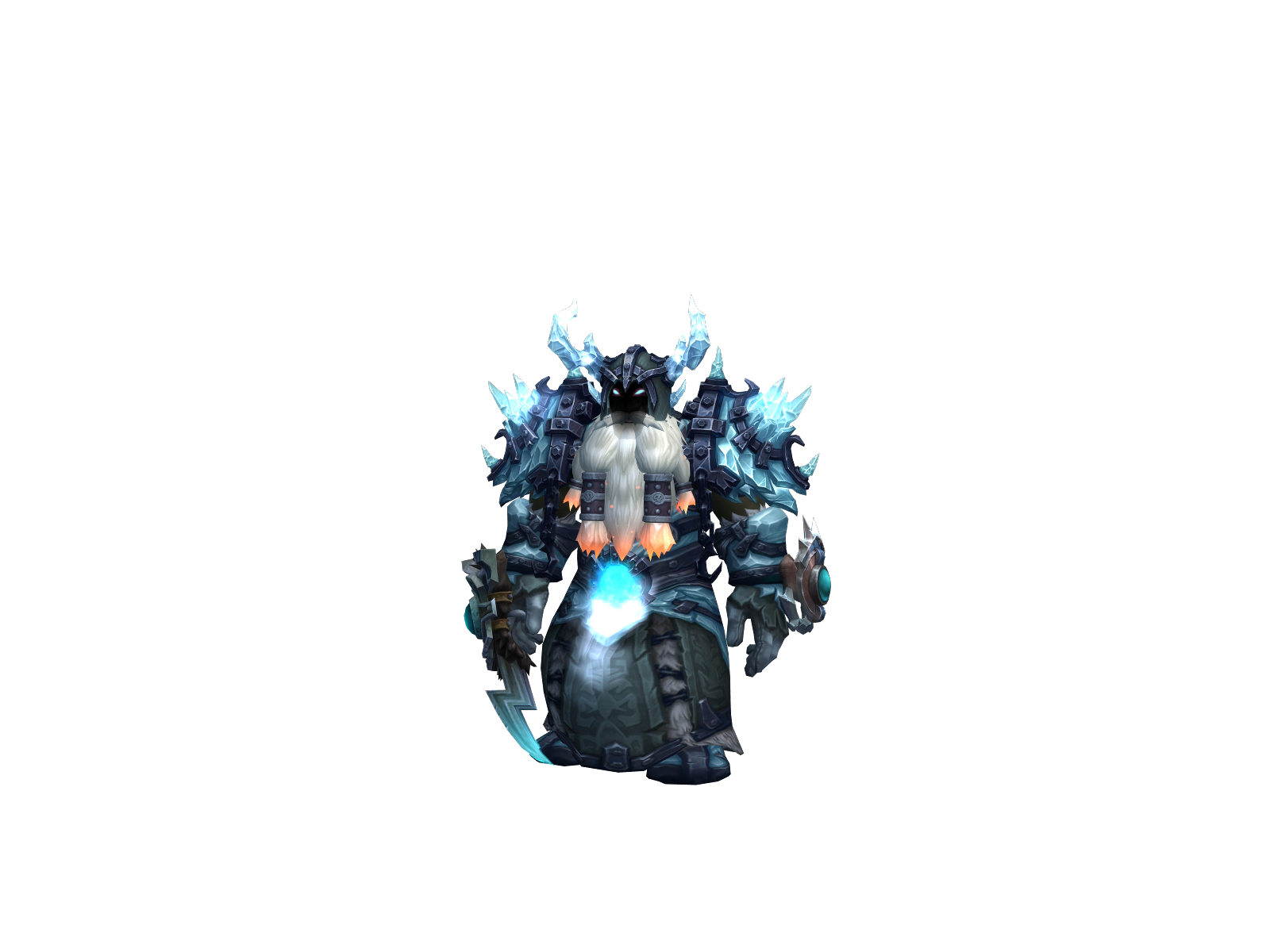 Scarshaman 3D character render