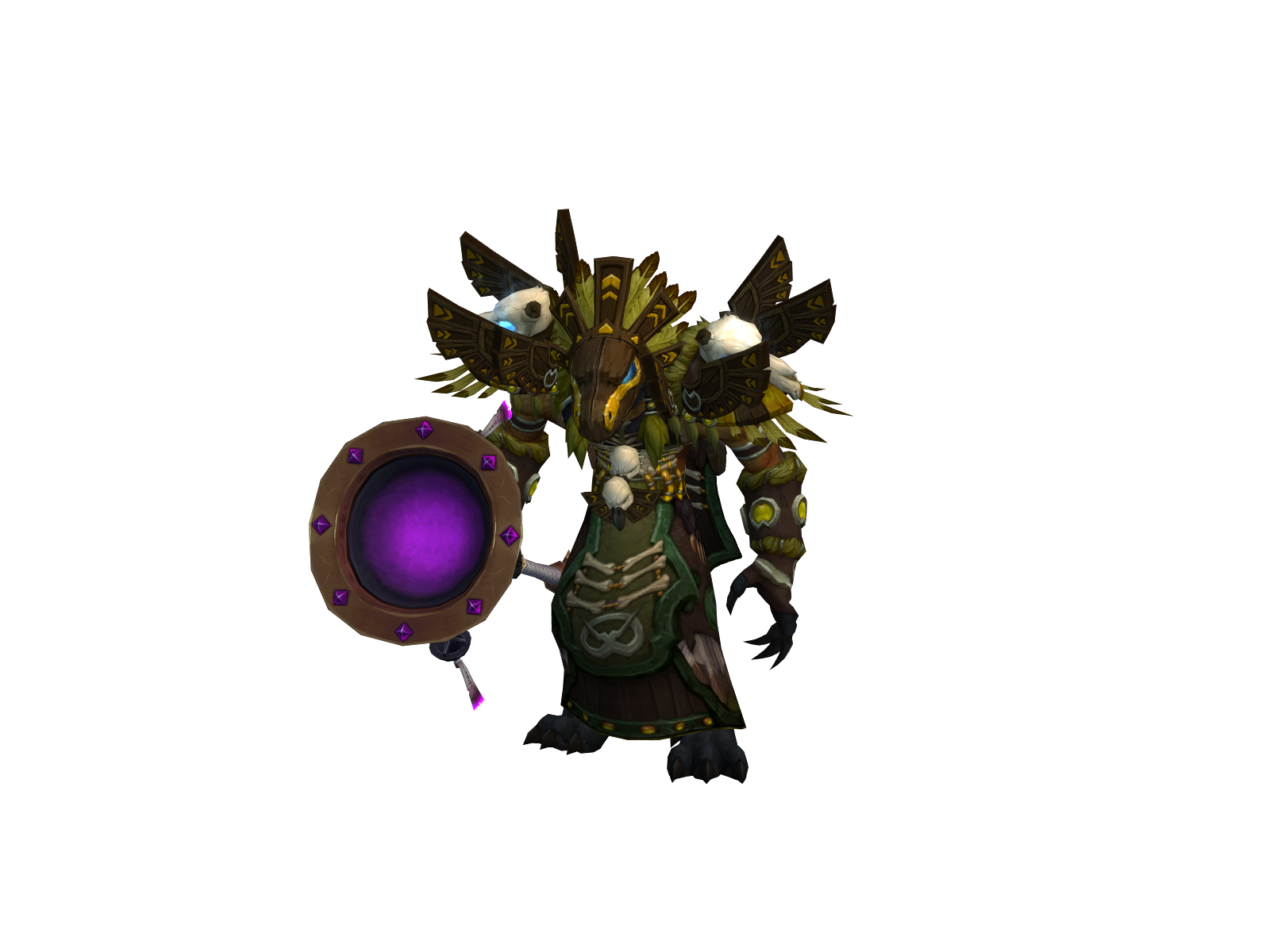 Ferocioüs 3D character render