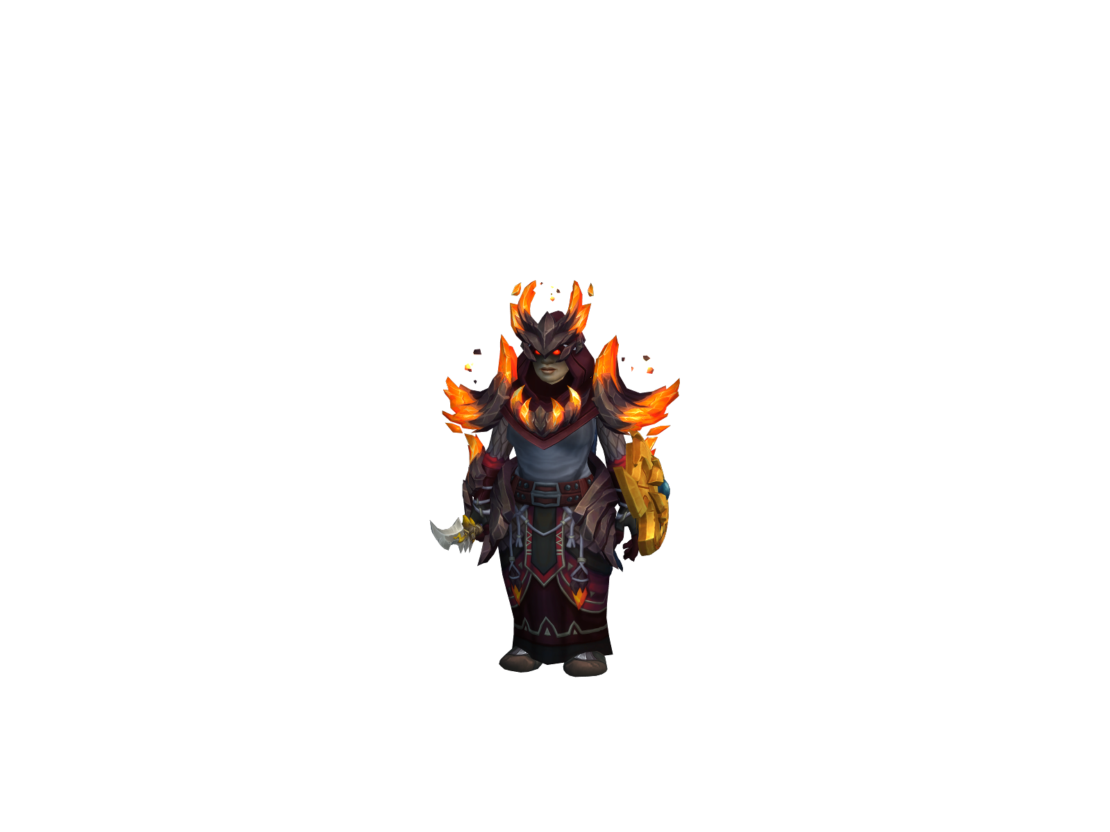 Dampener 3D character render
