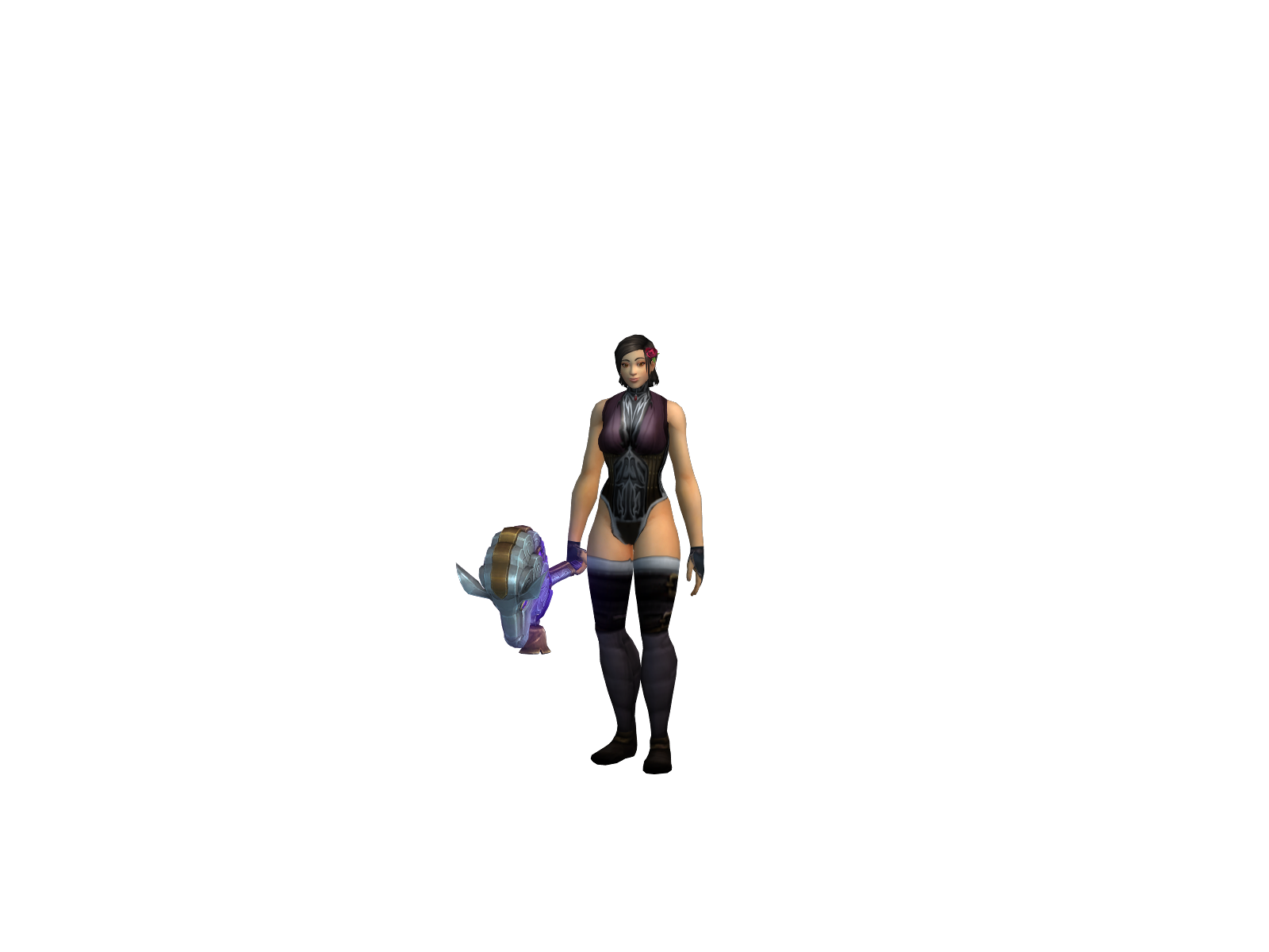 Nospells 3D character render