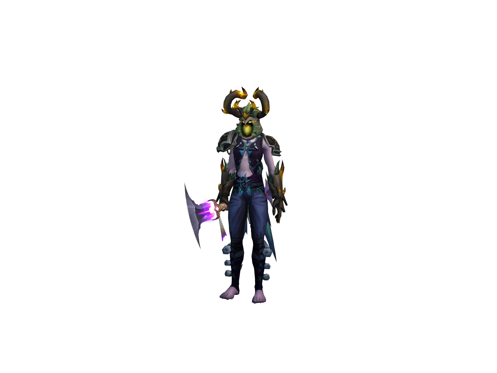 Cowlories 3D character render