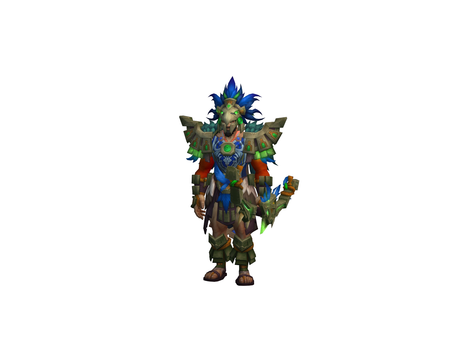 Dementah 3D character render