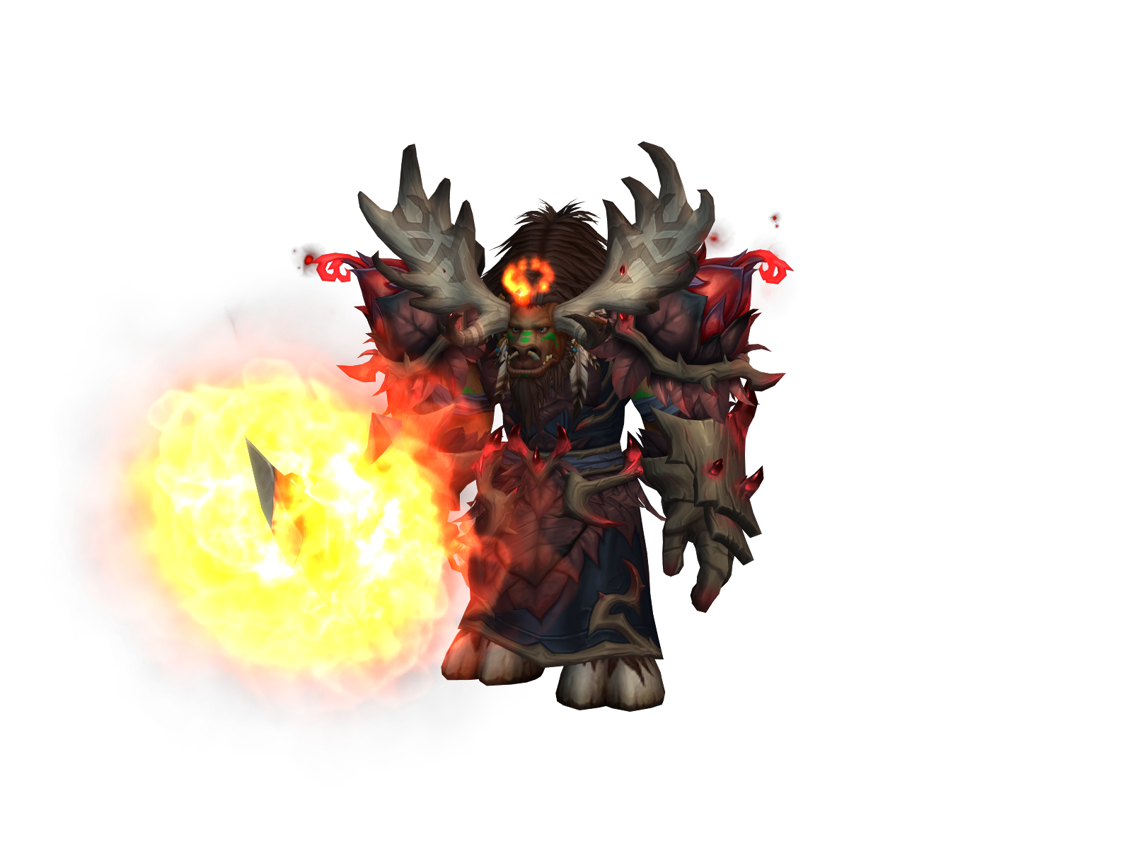 Wusteak 3D character render