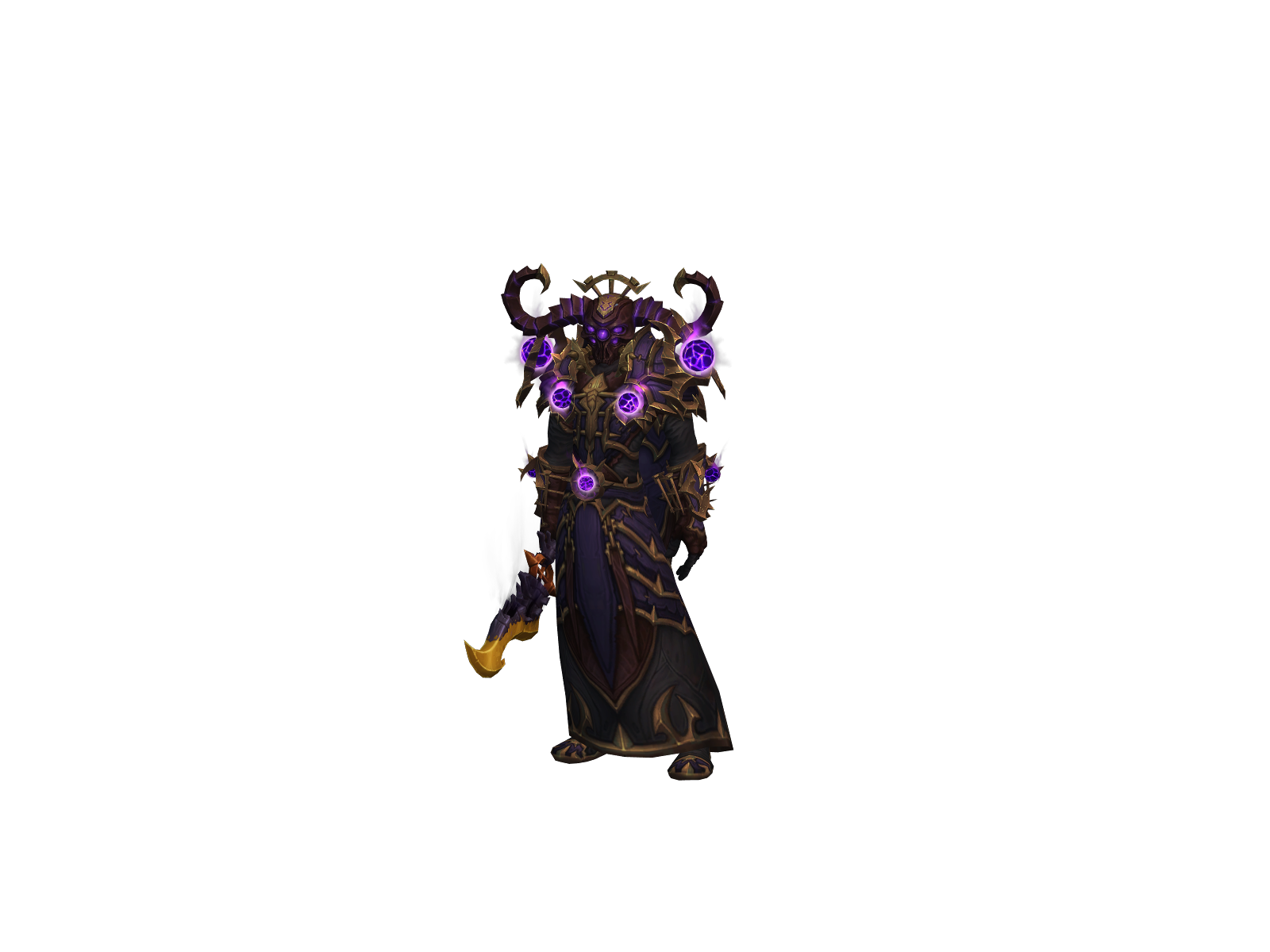 Lichbain 3D character render