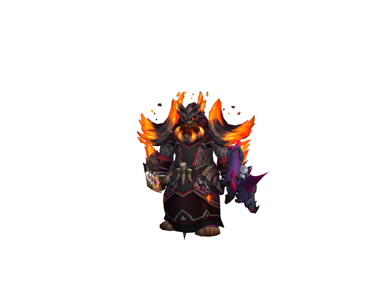 Keeshock 3D character render