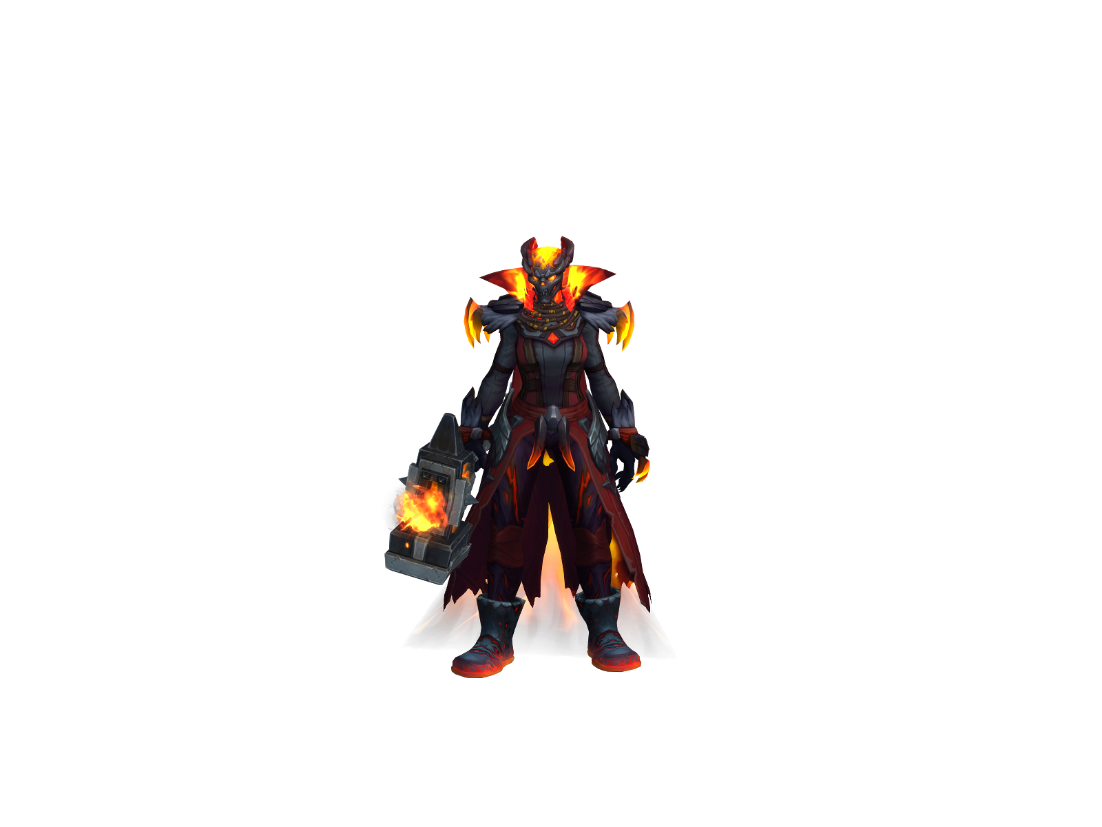 Shrubnorris 3D character render