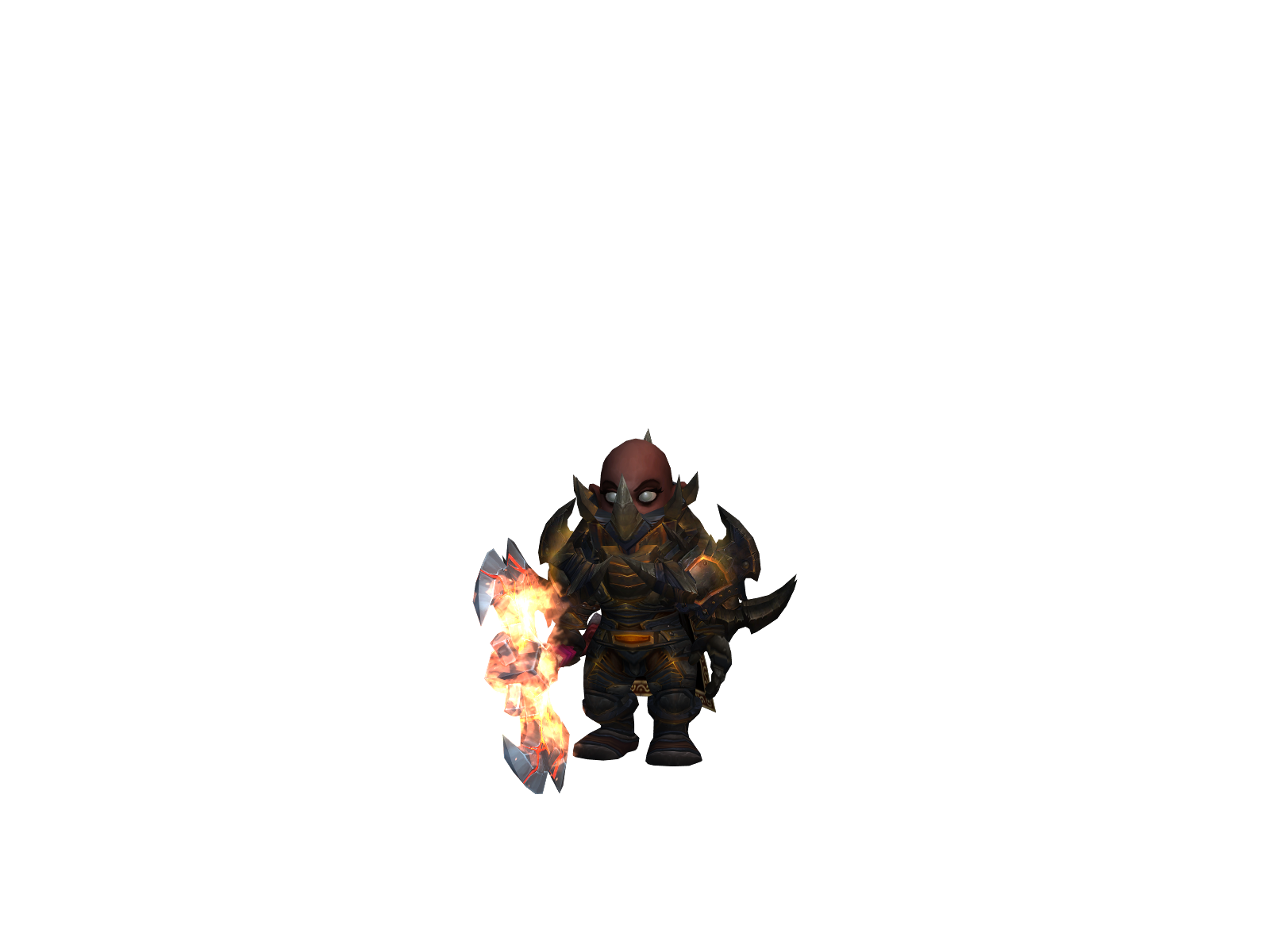 Gamashi 3D character render