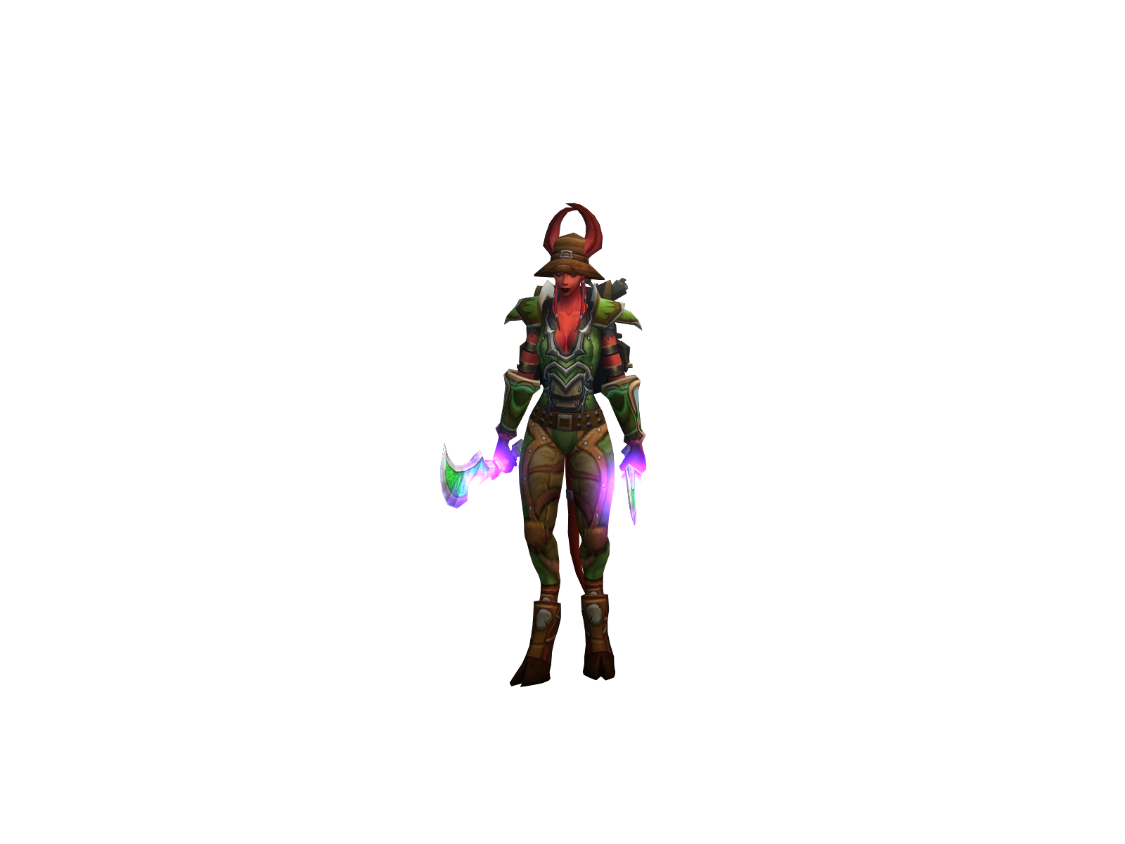 Heidihoof 3D character render