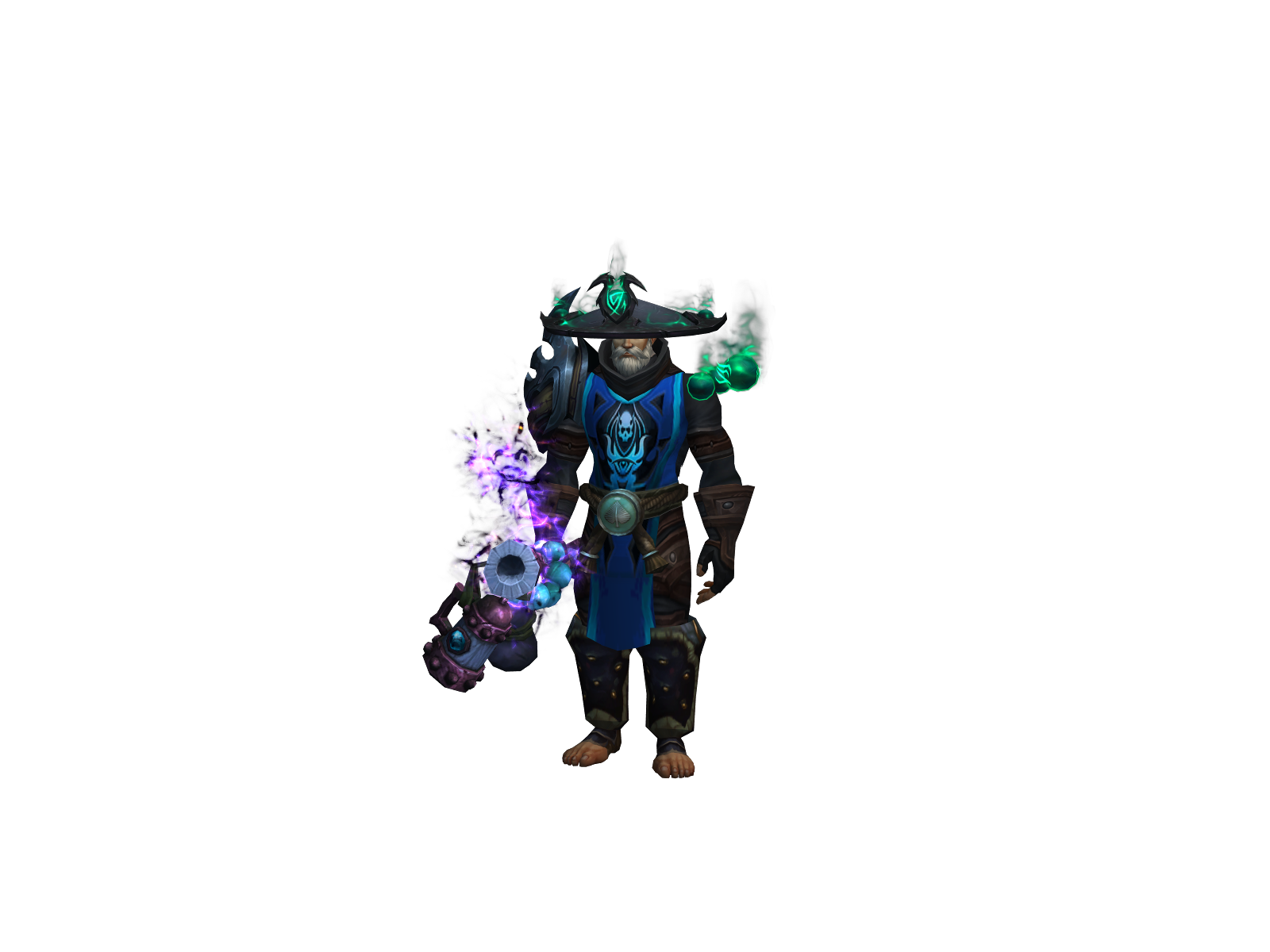 Chopahoe 3D character render