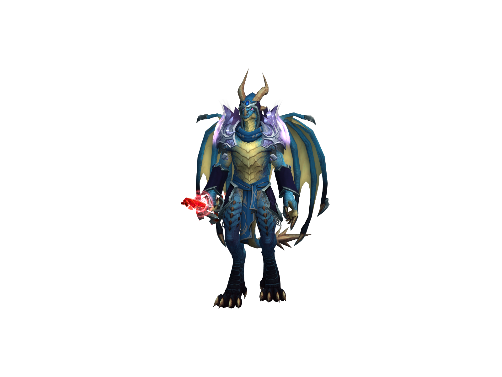 Raén 3D character render