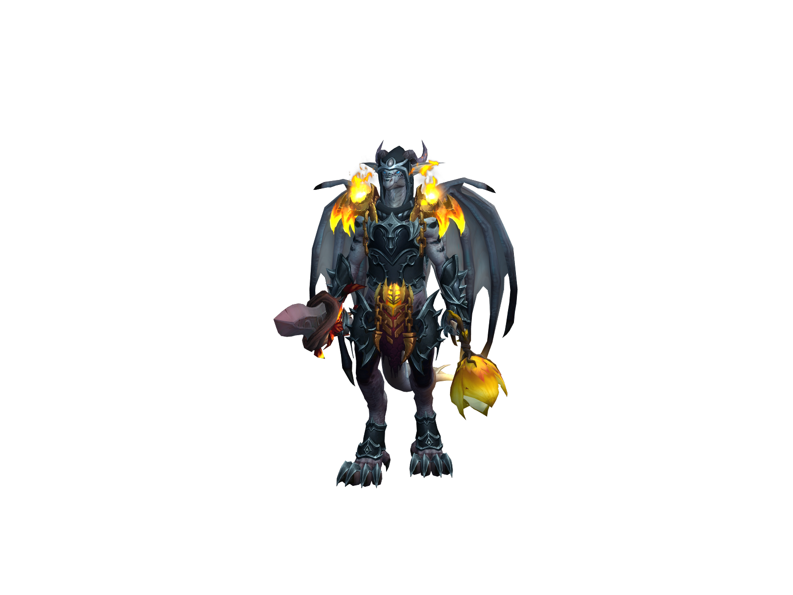 Umbrawingz 3D character render