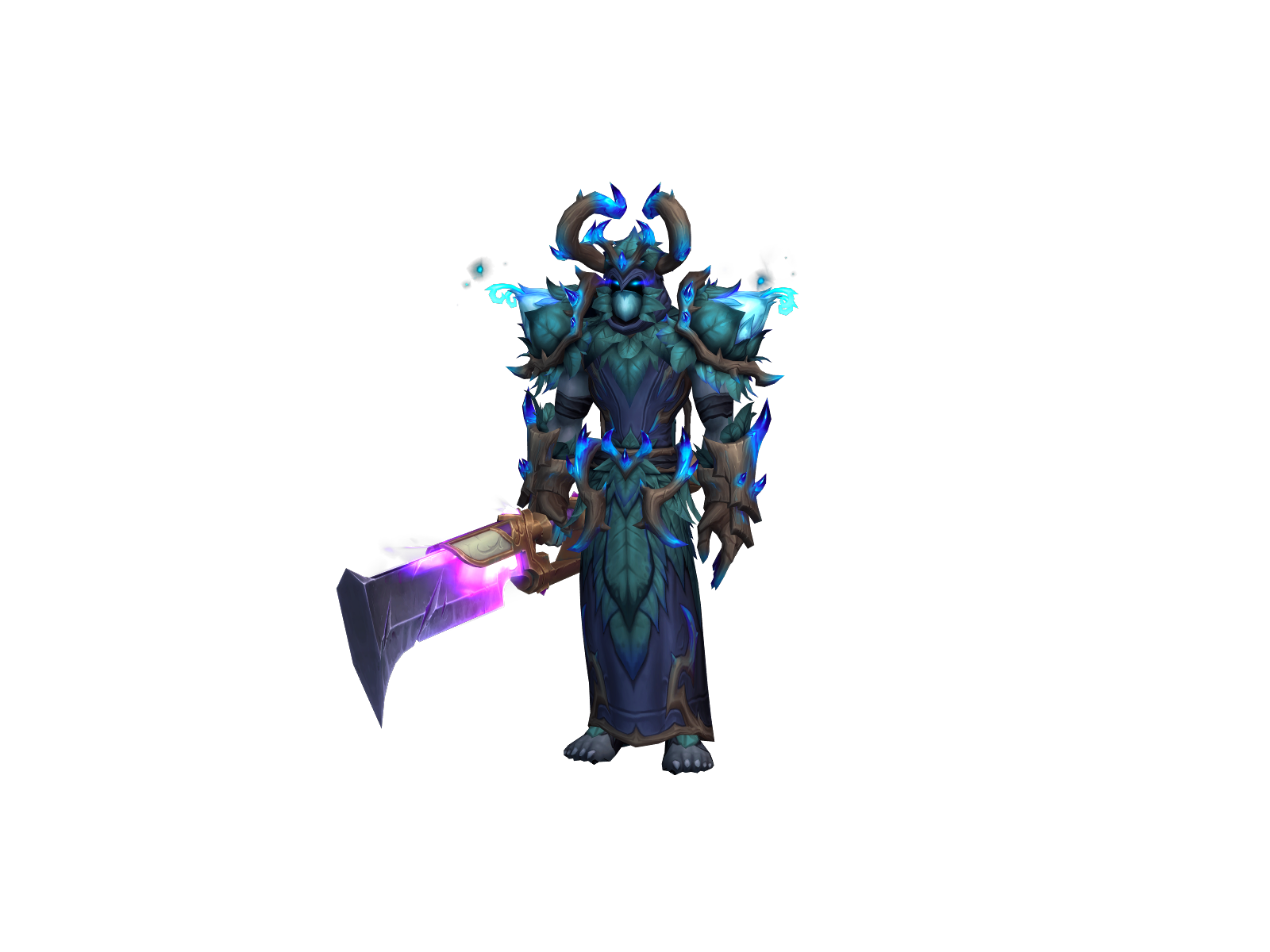 Ddruid 3D character render