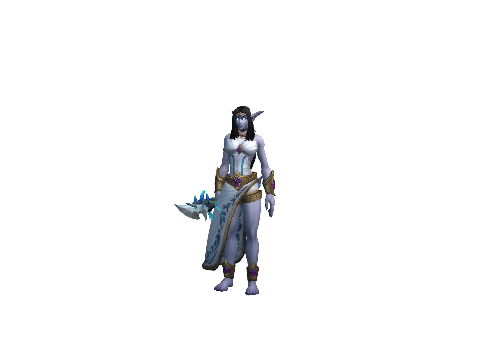 Listîng 3D character render